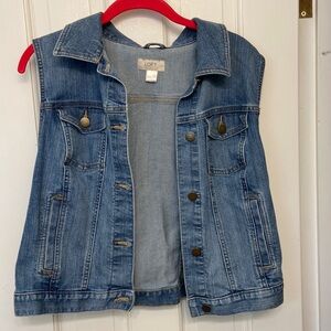 Loft denim vest